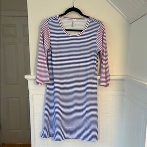 Lulu-B Colorful Clothing Striped 3/4 Sleeve Dress size XS